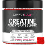 Creatine Monohydrate Gummies – 5g per Serving, 120 Count, Sugar Free, Strawberry Flavored