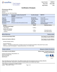 DivinusLab Creatine Monohydrate Gummies – 5g Creatine per Serving, Sugar-Free, Third-Party Tested, 120 Count, Strawberry