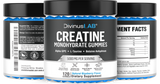 Creatine Monohydrate Gummies – 5g per Serving, 120 Count, Blueberry Flavor