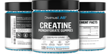 Creatine Monohydrate Gummies – 5g per Serving, 120 Count, Sugar Free, Blueberry Flavored